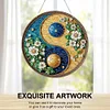 (US Only)Yin Yang 2D Flat DIY Diamond Painting Set Diamond Art Pendant Home Wall Decor