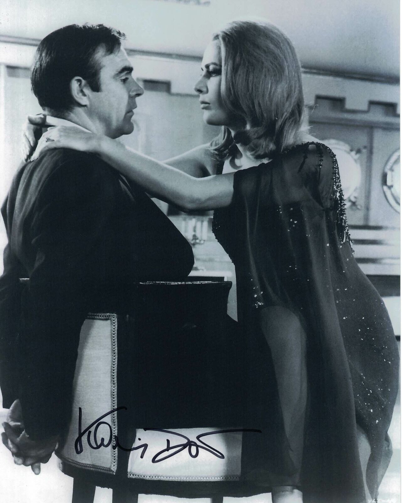 KARIN DOR - Helga Brandt in You Only Live Twice hand signed 10 x 8 Photo Poster painting