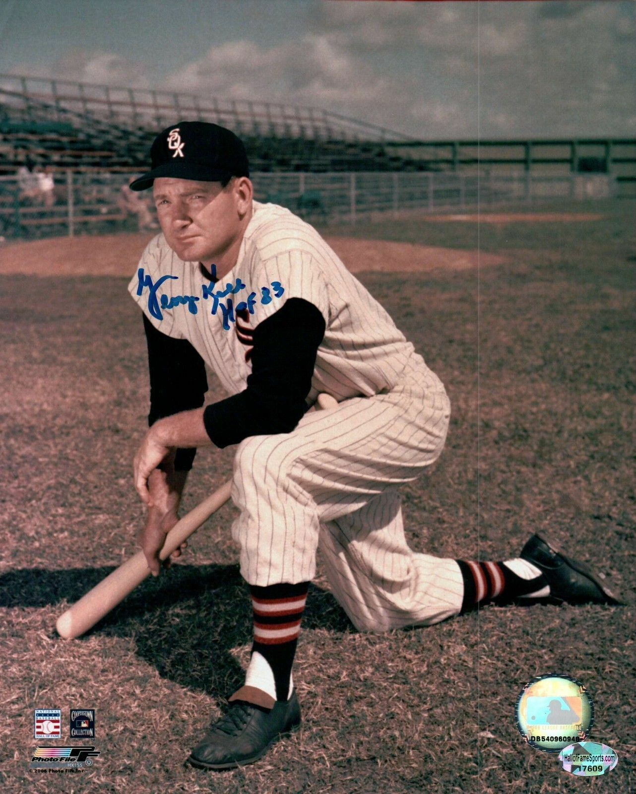 George Kell Signed 8X10 Photo Poster paintinggraph Autograph HOF 83