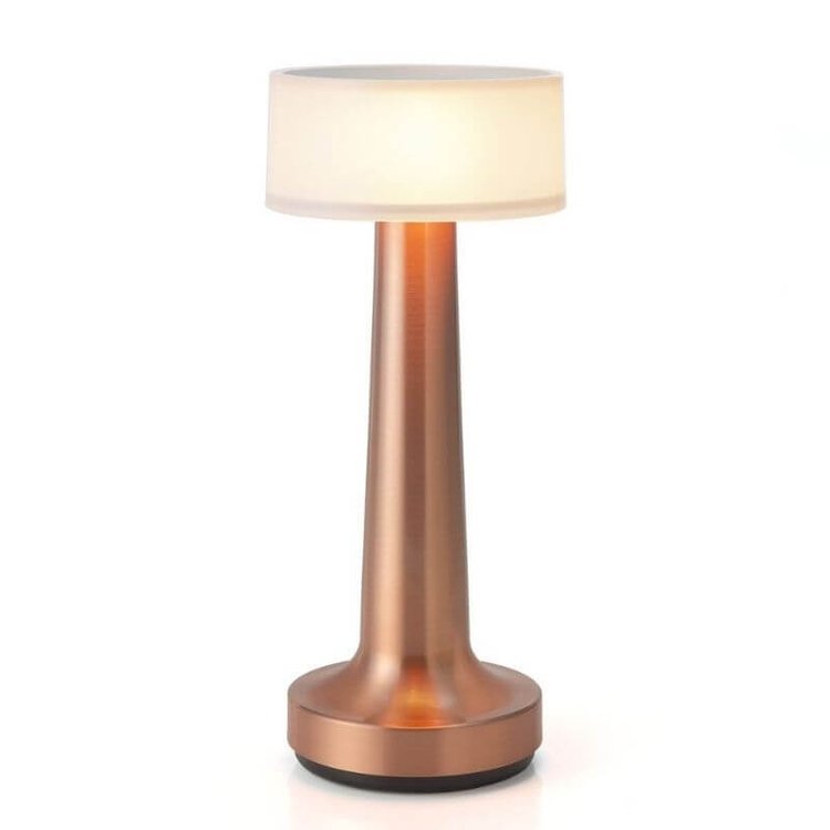 Retro LED Plating Rechargeable Table Lamp