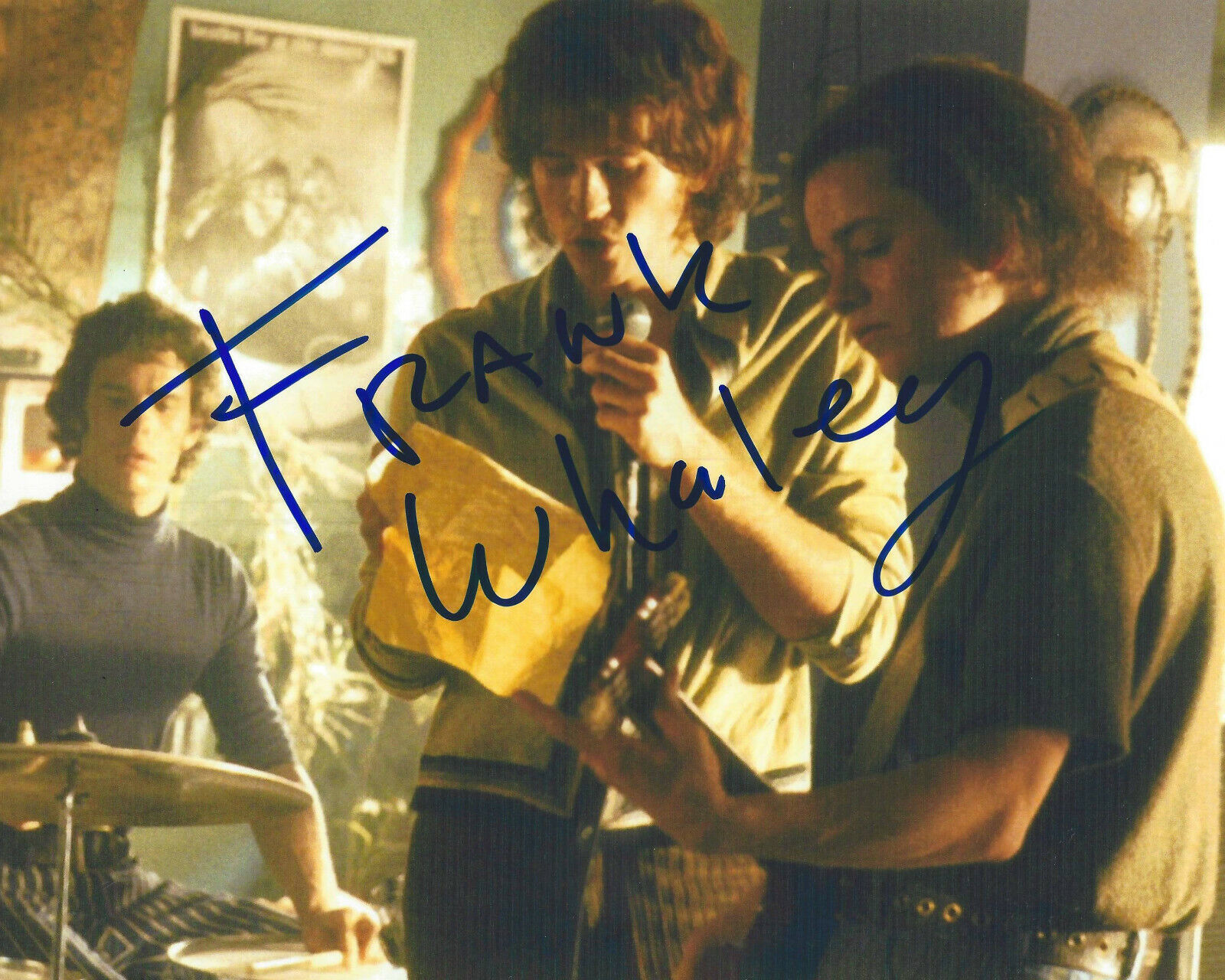 FRANK WHALEY SIGNED AUTHENTIC 'THE DOORS' 8x10 MOVIE Photo Poster painting w/COA ACTOR
