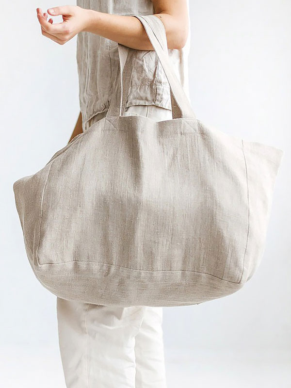 Linen Beach Casual Bag tjj Shicloths