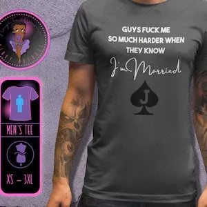 pornhint Pornhint Guys Fuck me harder when they know im married Mens Tee, Cuckold, Cheating, Bull, Creampie, Hotwife, Jack of Spades, swinger, bull, BBC