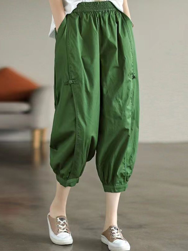 Vintage Artistic Paneling And Patchwork Halleen Pants