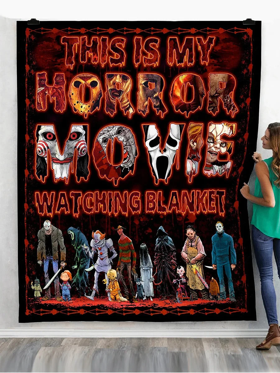 This is My Horror Movie Watching Blanket