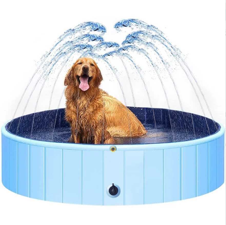 Pet Pool | Foldable Pet Fountain | Dog Playing Toys Swimming Pool | Reborn Shoppe - Reborn Shoppe