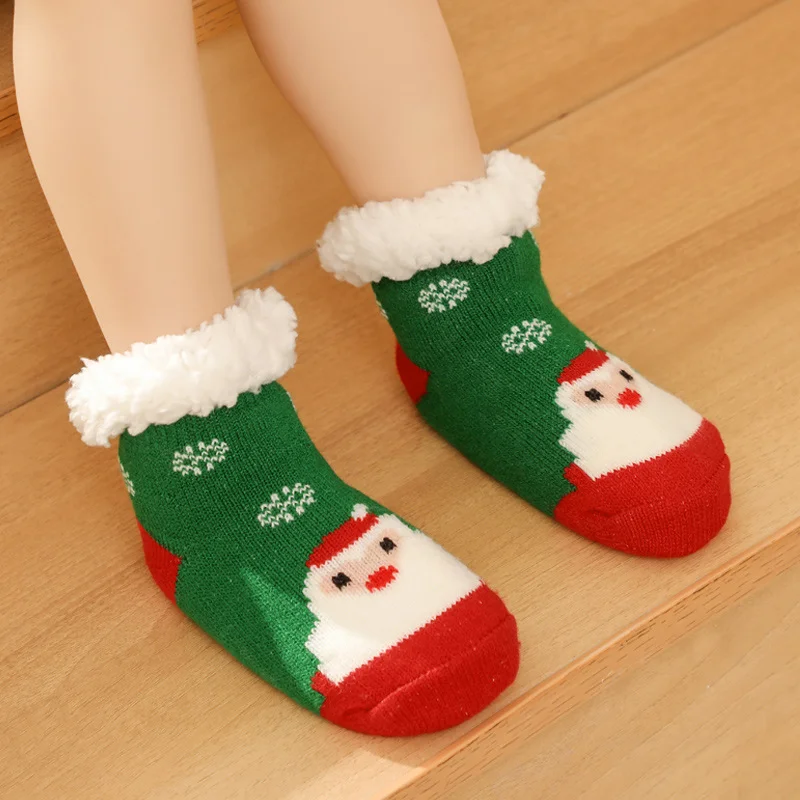 Letclo™ Winter Baby Thick Cartoon Plush Socks letclo Letclo