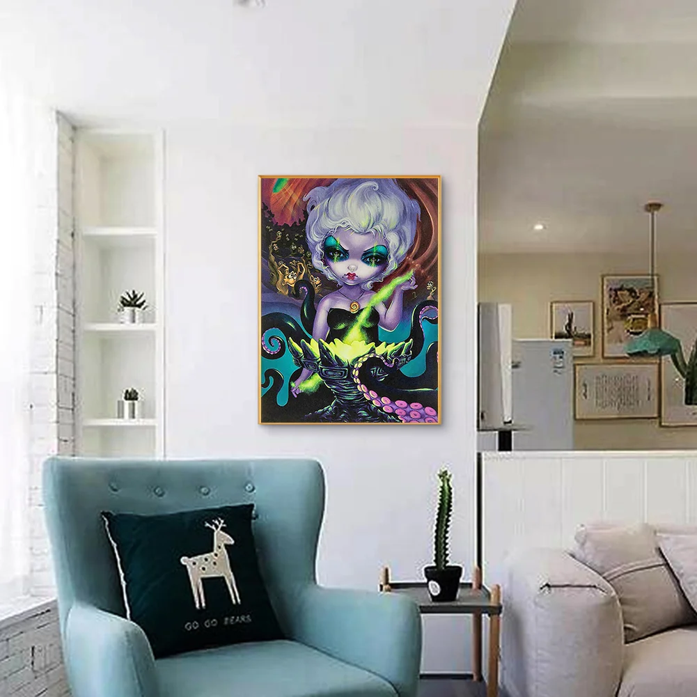 Full Round Diamond Painting 30*40cm - Big Eyes Doll