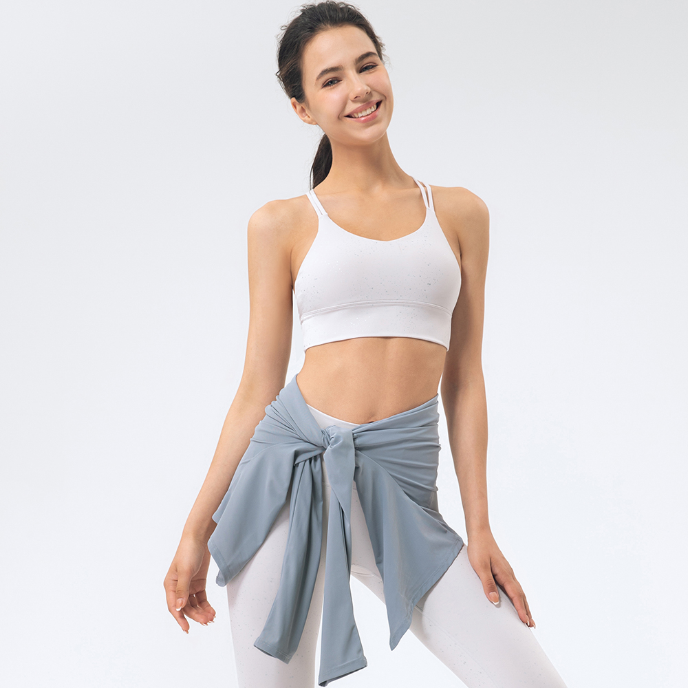 Hergymclothing long sleeve crop sports top