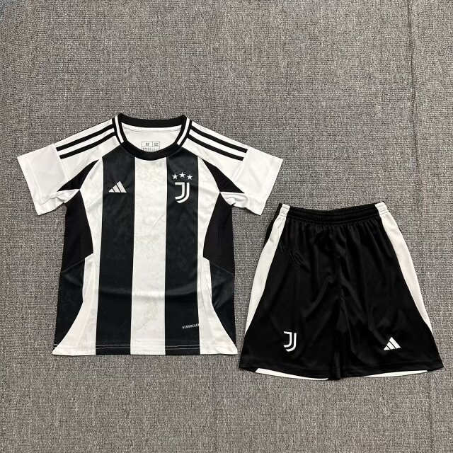 24/25 Juventus Home Kids Kit Football jersey Thai Quality