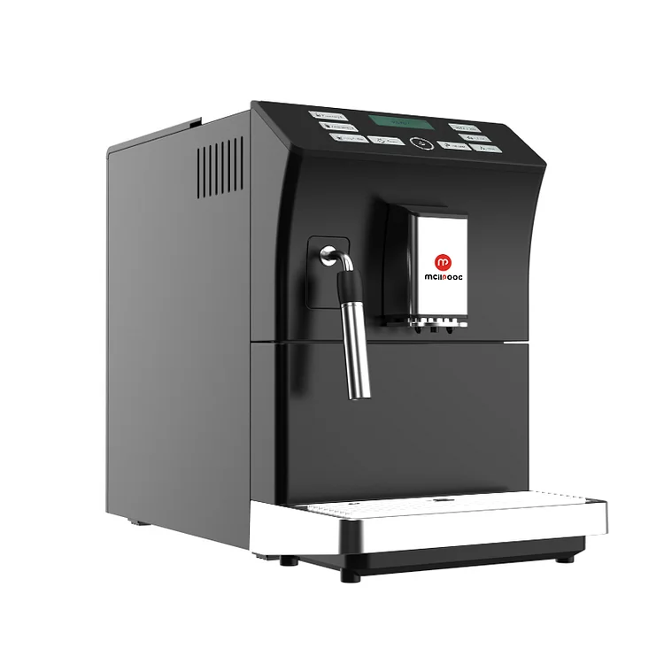 Mcilpoog WS-201 Renewed Super Fully Automatic Espresso Coffee Machine With Bean And Flour Dual-use With Manual Steam Wand And Touch Screen mcilpoog