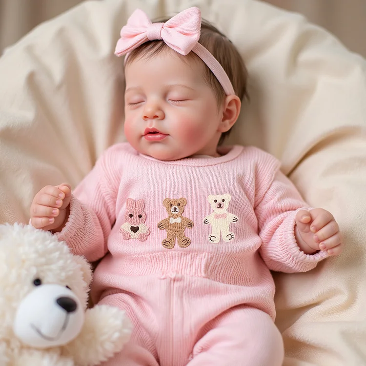 [Pre-Order]Babeside Sleeping Reborn Baby Liya 20" Little Infant Girl Building Lovely Memories