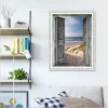 Sea View Outside The Door | Full Round Diamond Painting Kits