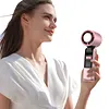 Foldable Handheld Cooling Fan 100 Wind Speeds Handheld Portable Turbo Fan 4000mAh Battery W/ Digital Display for Beach Vacation Cooking Office Travel Camping