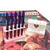Diamond Painting Tweezer Holder, 10-Slot Heart Cutout Storage Stand for Diamond Art Tools