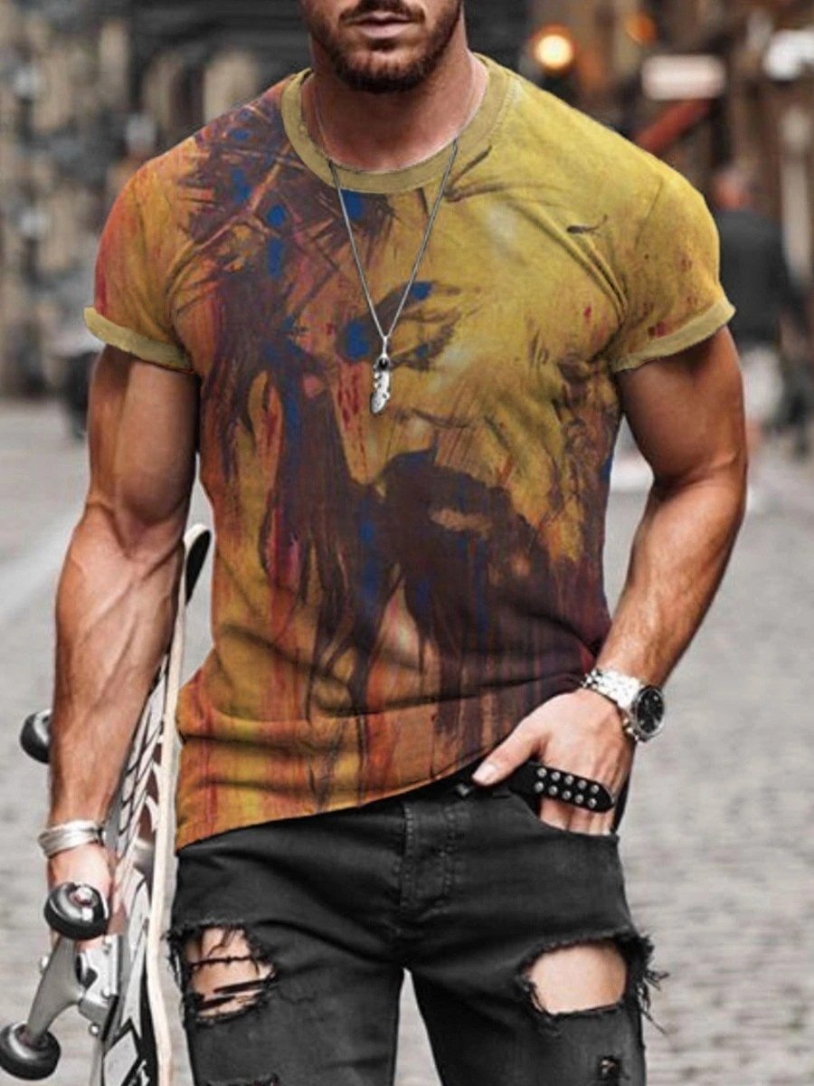 Men's Avatar Custom Casual Short-Sleeved T-shirt