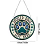 Diamond Painting Spoiled Dog Suncatcher Pendant For Window Door Garden Decor