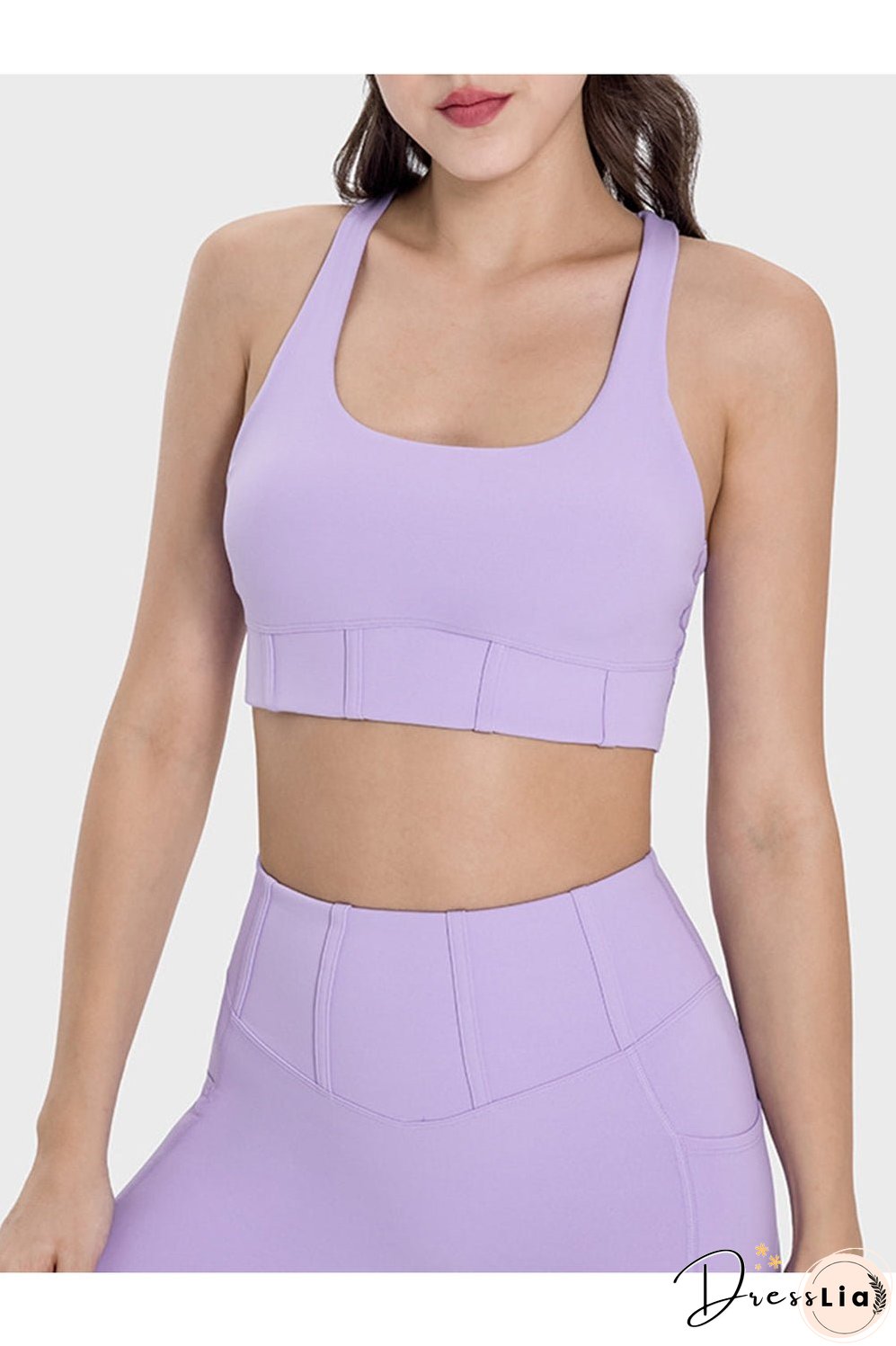 Millennia Square Neck Wide Strap Active Tank