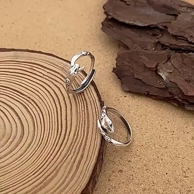 Two snake rings.