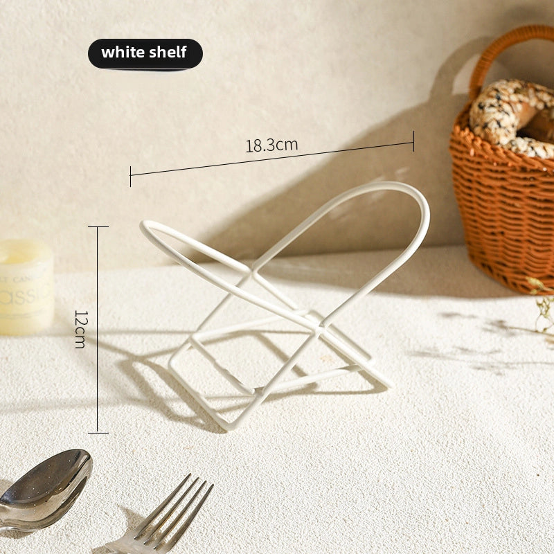 Embossed Fruit Air Cake Plate Household Ceramic Tableware Rice Bowl Disc Deep Plate Cream Color Cute High Face