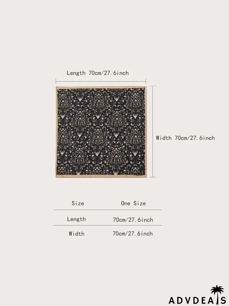 Flower Print Bandana