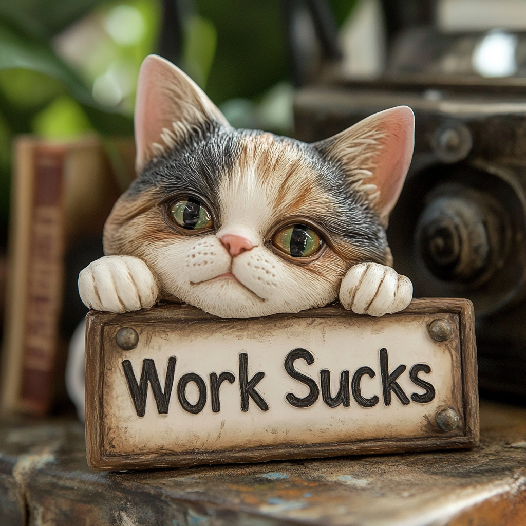 Working Cat Decor