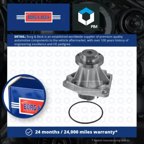 Water Pump fits VAUXHALL OMEGA B 2.5 2.6 3.0 3.2 94 to 03 Coolant B&B 1334059 Parts