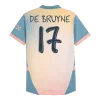 DE BRUYNE #17 Manchester City Fourth Away Authentic Soccer Jersey 2024/25 &ndash; Definitely City
