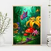 Diamond Painting -DIY Full Square Drill Cartoon Flower