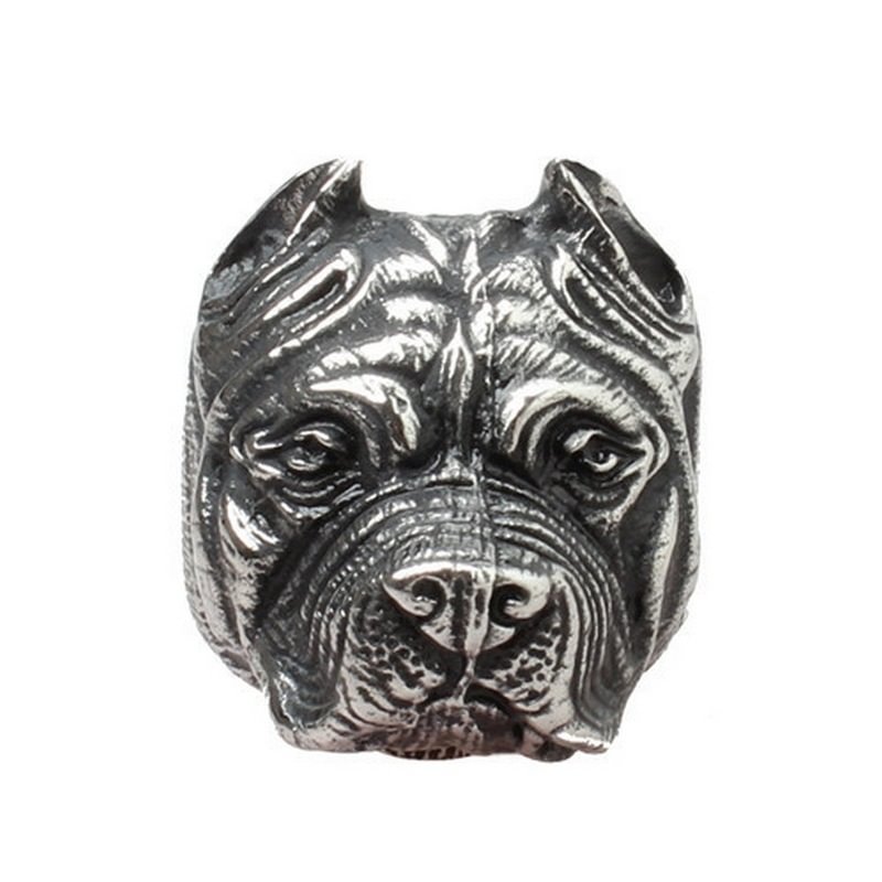Men's domineering bulldog ring