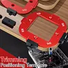 Woodworking Router Templates R10-R25/R30-R50 Radius Jig Arc Angle Template