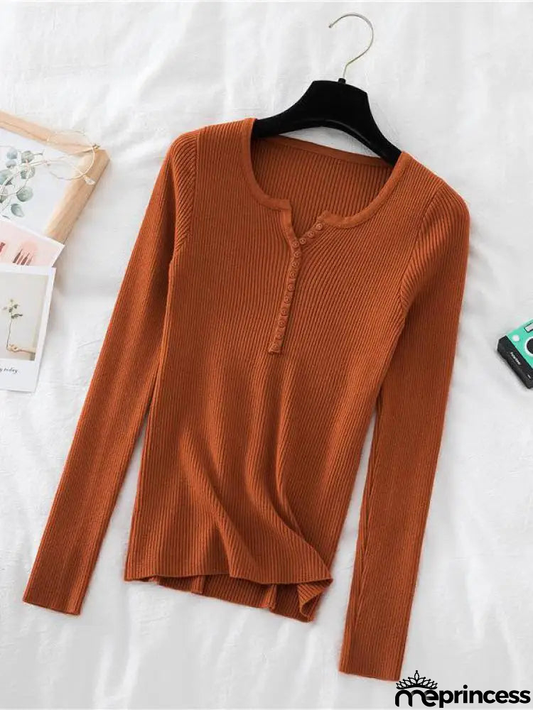 Women's Polyester V-Neck Full Sleeves Solid Pattern Sweater