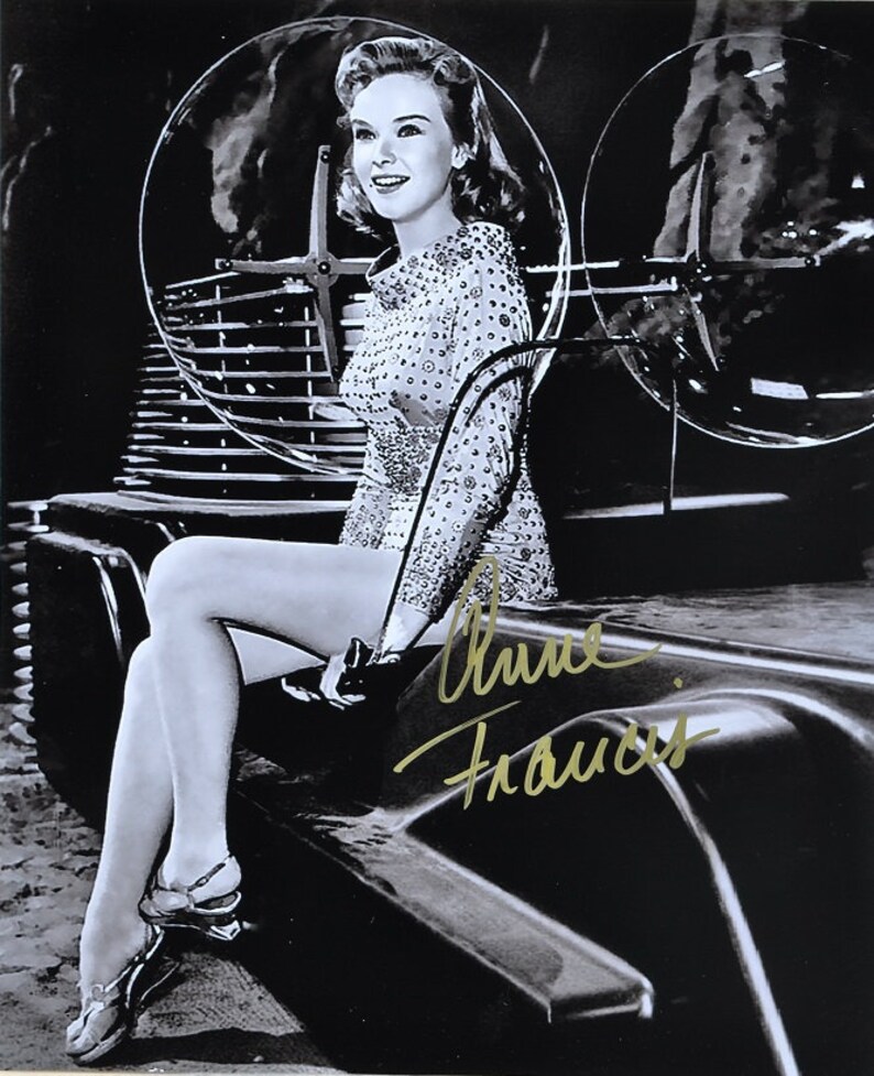 ANNE FRANCIS FORBIDDEN Planet Signed Photo Poster painting wcoa