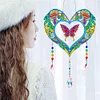 DIY Diamond Painting Suncatcher Hanging Pendant Kit(Butterfly Love)