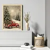 Christmas Tree And Car-11CT Stamped Cross Stitch 40*53cm/15.75*20.87in tapestrymarket