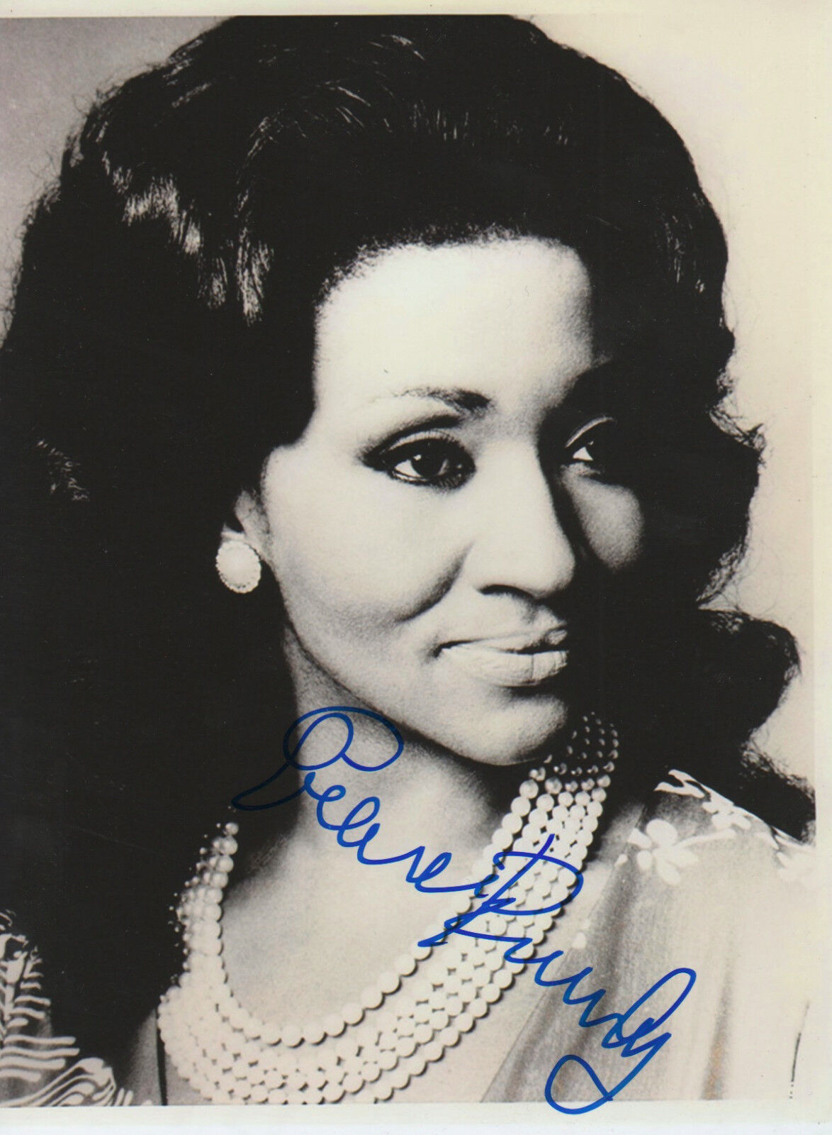 Grace Bumbry Opera signed 8x11 inch Photo Poster painting autograph