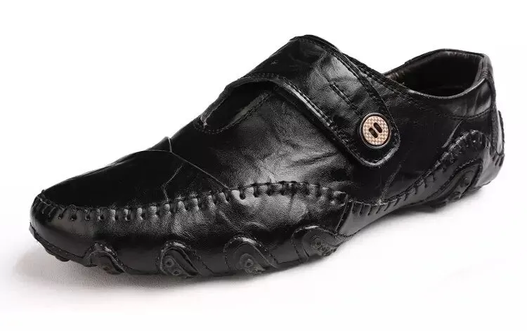 Men's Casual Shoes British Style Moccasins Genuine Leather Flats Zapatos Hombre Loafers Footwear Men Winter&Sping Chaussures