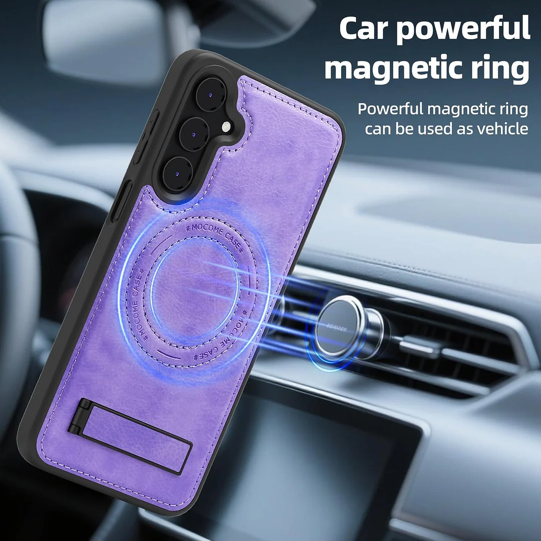 Samsung Galaxy Z Fold 6 Leather Case Magnetic Protective Case Holder Phone Case