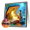 Diamond Painting-DIY Full Round Drill Fairy in the Book