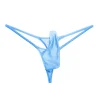 Men's T-back Elastic Thin Strap Bullet Separation Briefs Young Macho Nightclub Sexy Underwear