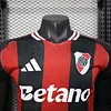 Joyfball 2025/2026 Player Version long sleeves River Plate Away Football Jersey 1:1 Thai Quality（The player version jersey is a bit tight, please pay attention to the size selection）