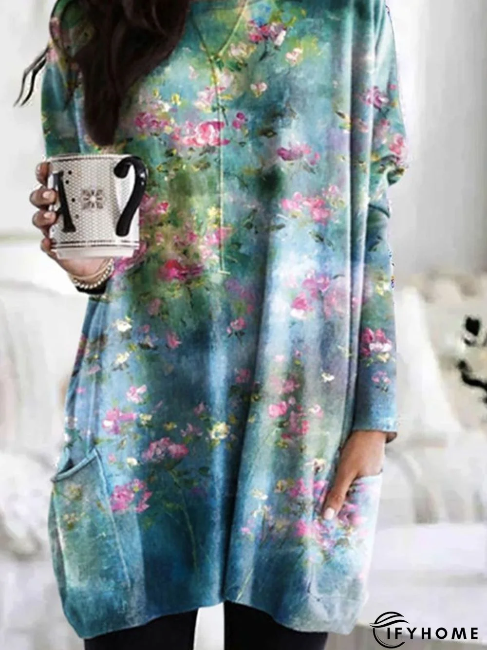 Casual Loose Jersey Top | IFYHOME