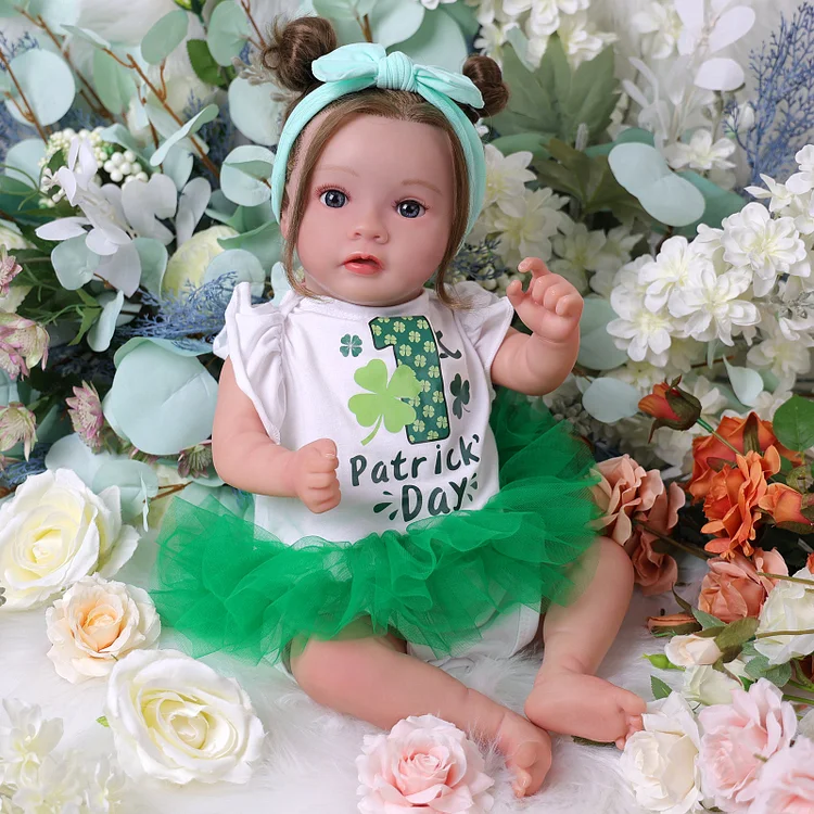 Babeside Daisy 20'' Awake Reborn Baby Doll Girl The Idyllic Princess Babies Looks Real St. Patrick's Day