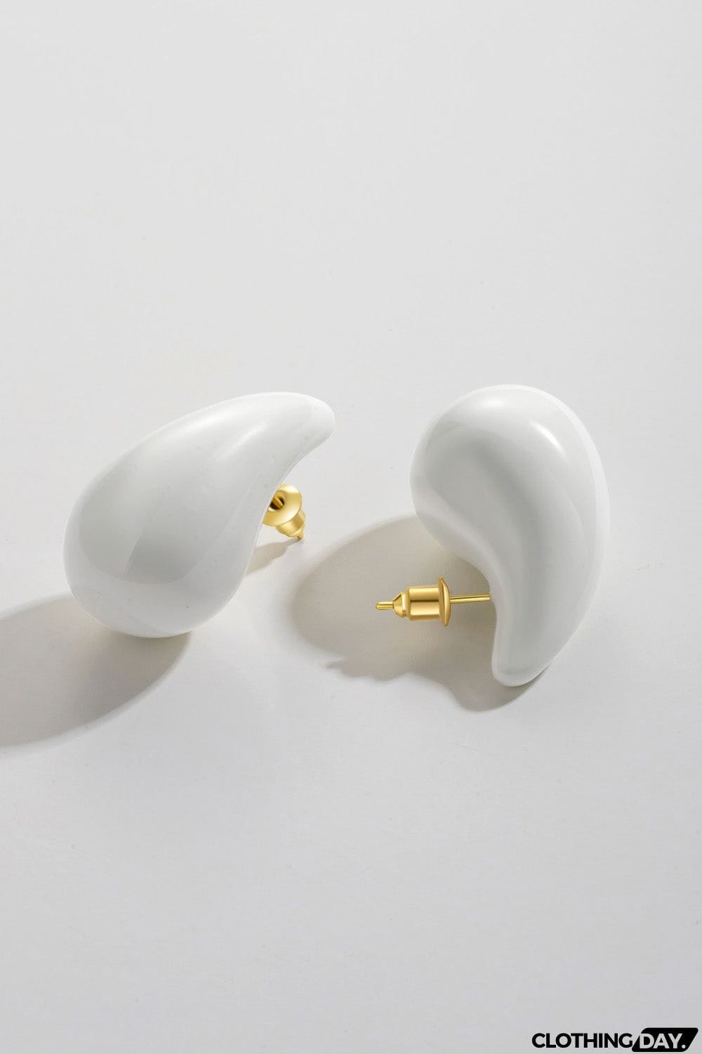 Big Size Water Drop Brass Earrings