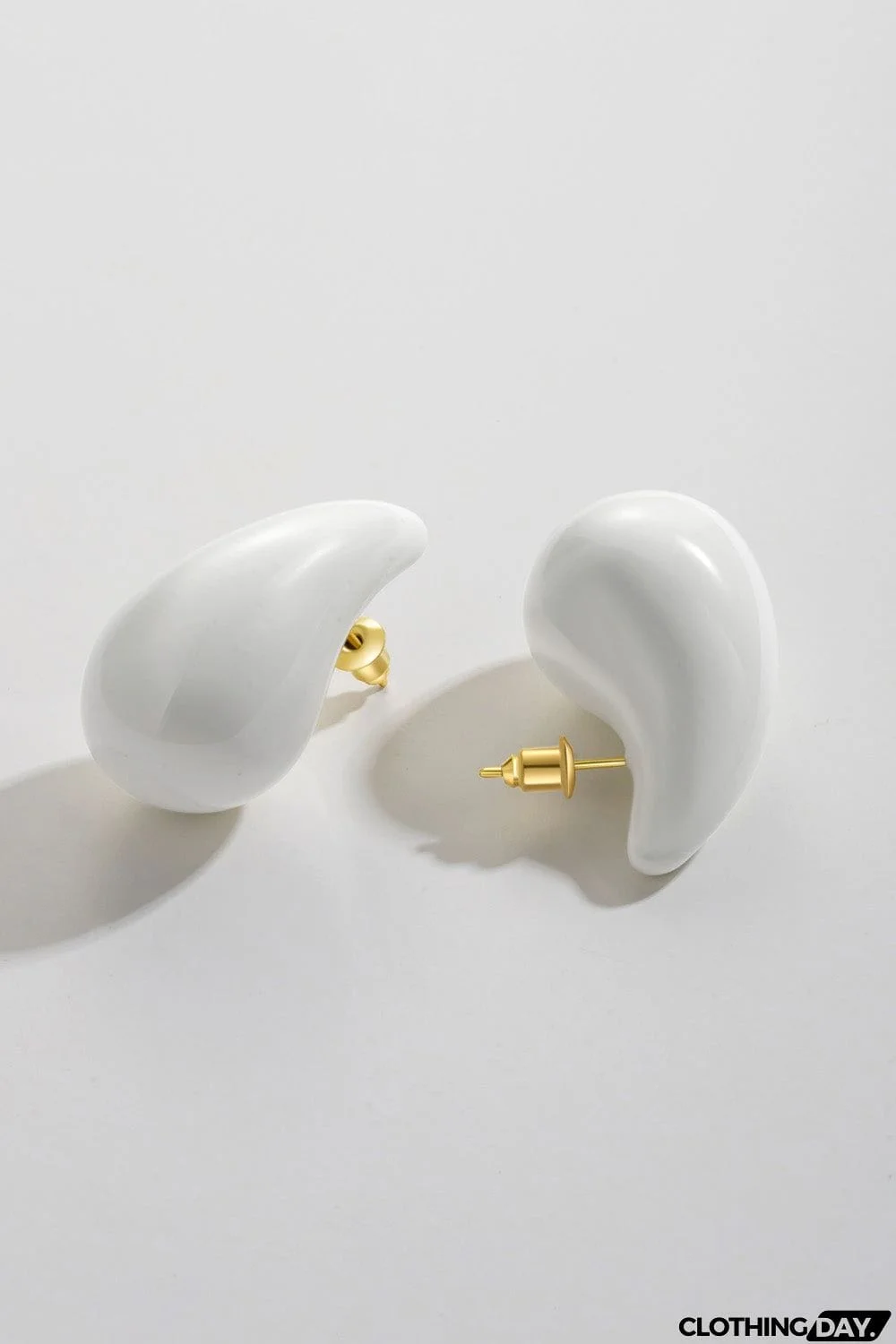 Big Size Water Drop Brass Earrings