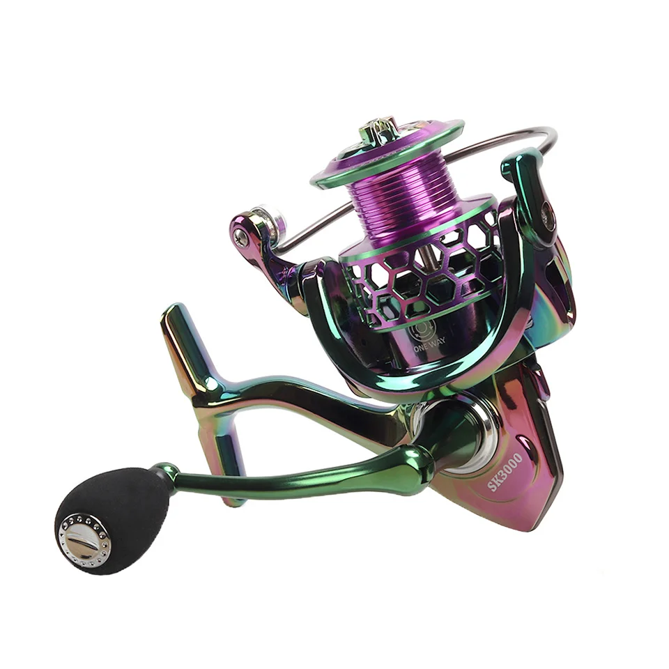Xaperni SK Series Fishing Reel Gapless Micro Beveled Shallow Line Cup Metal Fishing Reel