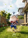 Small Scale Isaac Netero Cosplay Shin-chan - Crayon Shin-chan HUNTER X HUNTER Resin Statue - PG Studio