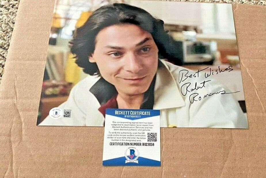 ROBERT ROMANUS SIGNED FAST TIMES AT RIDGEMONT HIGH 8X10 Photo Poster painting BECKETT CERT #5