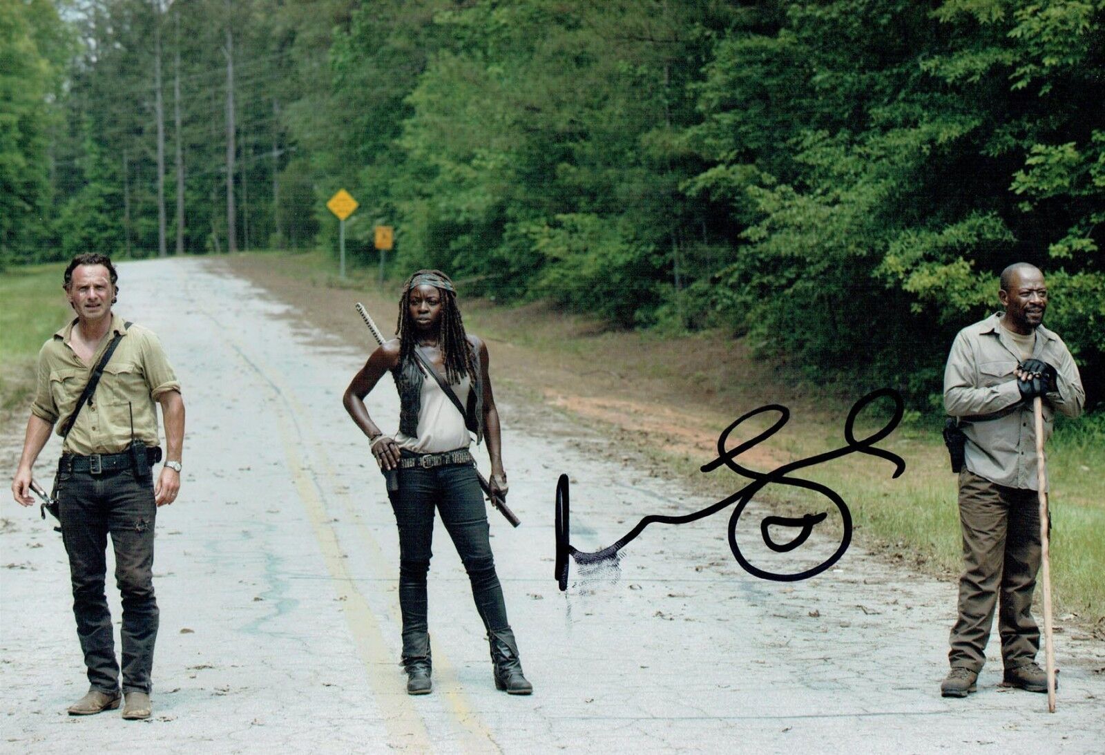 Lennie JAMES SIGNED Autograph Photo Poster painting 5 AFTAL COA MORGAN JONES The Walking Dead