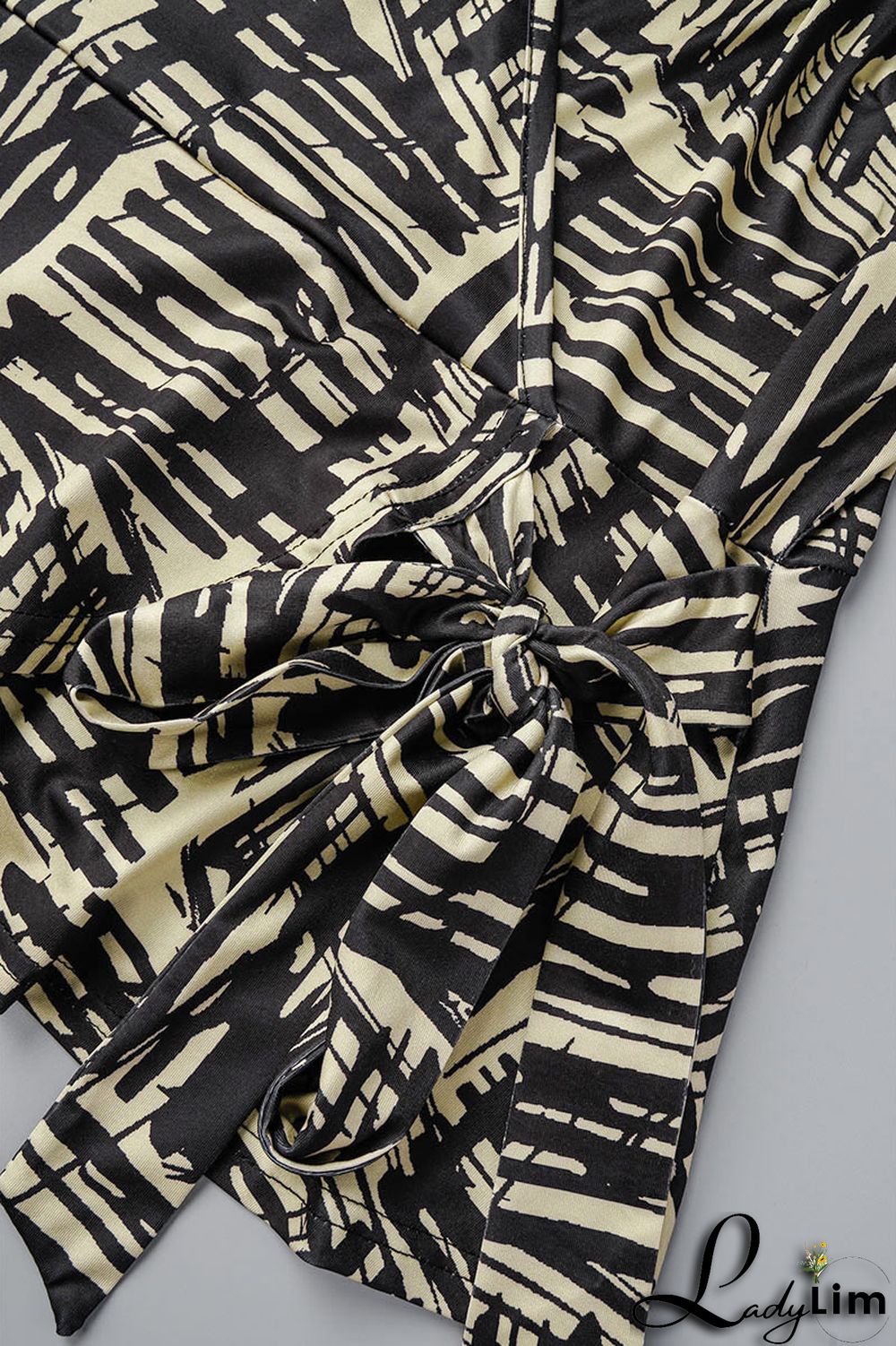 Red Casual Print Bandage Patchwork V Neck Plus Size Two Pieces